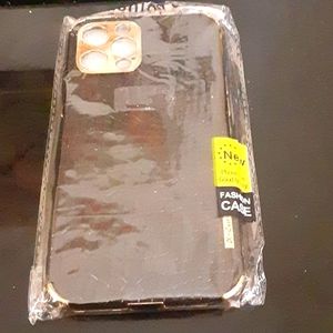 Black and Gold iPhone 12 pro max phone case